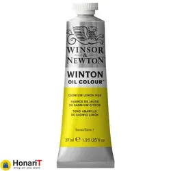 رنگ روغن وینزور اند نیوتون مدل وینتون کد 7 CADMIUM LEMON HUE حجم 37 میلی لیتر