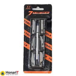 کاتر قلمی ست 7 تکه (YJ TOOLS)