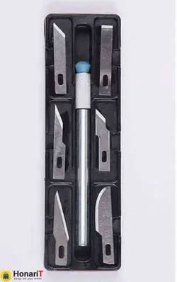 کاتر قلمی ست 7 تکه (YJ TOOLS)