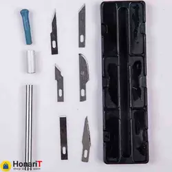 کاتر قلمی ست 7 تکه (YJ TOOLS)