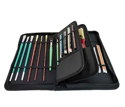 کیف قلم مو 4 لت دنا آرت (برزنتی)