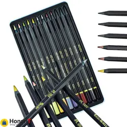 مداد رنگی 12 رنگ ام کیو مدل Dark SKIN