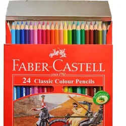مداد رنگی 24 رنگ فابرکاستل مدل کلاسیک