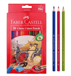 مداد رنگی 36 رنگ فابرکاستل مدل کلاسیک