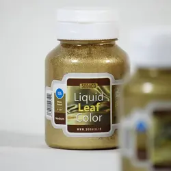 ورق طلا مایع سوداکو مدل 4089 حجم ۱۲۵ میلی لیتر رنگ DEEP GOLD