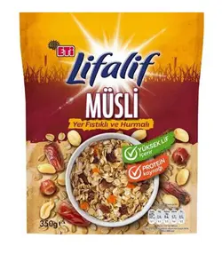 موسلی جودوسر پرک اتی با بادام زمینی و خرما 350 گرمی Eti Lifalif