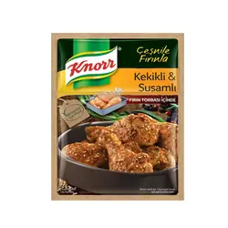 ادویه مرغ کنور با طعم آویشن و کنجد همراه کیسه پخت کنور Knorr