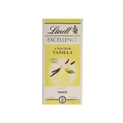 شکلات سفید با طعم وانیل اکسلنس لینت 100 گرمی