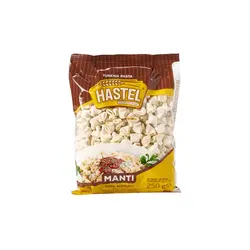 مانتی هاستل حاوی گوشت چرخ کرده و سویا 250 گرمی Hastel