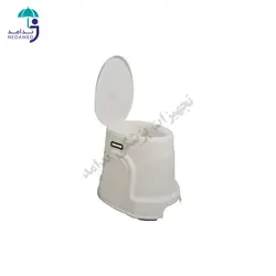 توالت فرنگی پلاستیکی دور بسته مدل صحرا کد 208