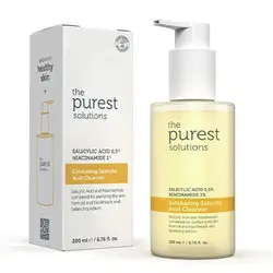 ژل شستشوی سالیسیلیک اسید و نیاسینامید پیورست سولوشن purest solution