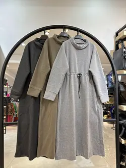 پیراهن فوتر لایی دار کمر بند دار درجه یک با قیمت اف( 1651)