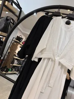 ست رویه  قلاب بافی ابریشمی و پیراهن بابوس تابستانه (3210)