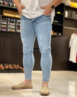 جین اسکینی طیف آبی در 3 رنگ