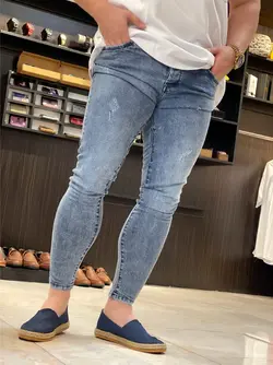 جین اسکینی طیف آبی در 3 رنگ