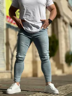 شلوار جین پارچه کجراه کیفیت A+ در 6 طرح