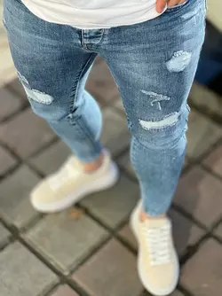 شلوار جین پارچه کجراه کیفیت A+ در 6 طرح