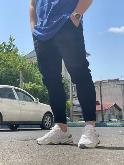 اسلش پارچه جین در  دو برند Versace و Mind