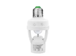 سرپیچ لامپ سنسوردار با حسگر حرکتی PIR و تایمر