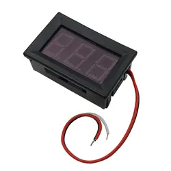ولت متر روپنلی دیجیتالی قرمز DC 0/56 0-100V