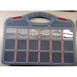 جعبه قطعات کیفی قابل حمل 20 خانه