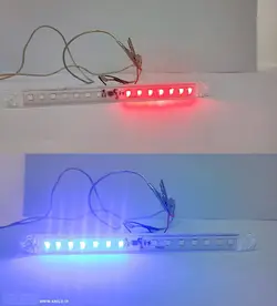 ال ای دی فلاشر پلیسی خطی 12V قرمز و آبی