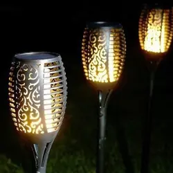 چراغ باغچه‌ای خورشیدی مشعلی مدل XF-6018