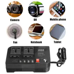 اینورتر مبدل برق خودرو فندکی 300 وات مدل E8982