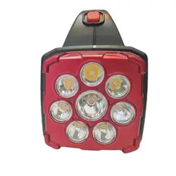 چراغ قوه و چراغ اضطراری شارژی خورشیدی پاوربانکدار مدل HB-1678