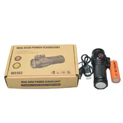 چراغ قوه پلیسی جیبی چهار لامپه مدل W5183