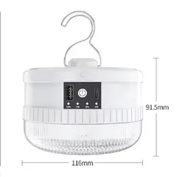 چراغ چادری شارژی پاوربانکدار DP مدل DP-7823B