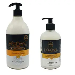 ماسک مو تقویتی رنوال حاوی عصاره شیر و عسل