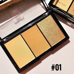 پالت کانتور و هایلایتر پودری و رژگونه برنز Gulflower