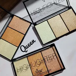 پالت هایلایتر اورجینال 3رنگ QUEEN