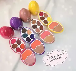 پالت سایه و هایلایتر تخم مرغ طلایی رولوشن