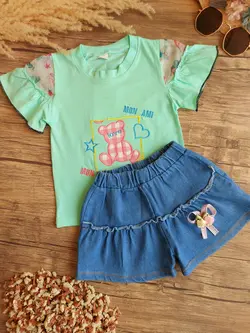 ست تدی شطرنجی - شیک و پیک