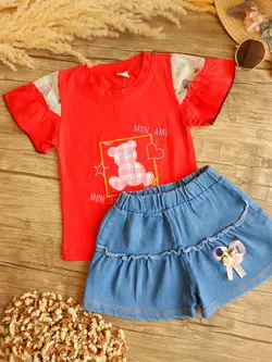 ست تدی شطرنجی - شیک و پیک