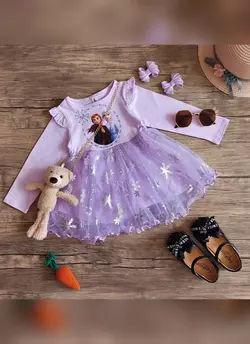 پیراهن وارداتی با عروسک