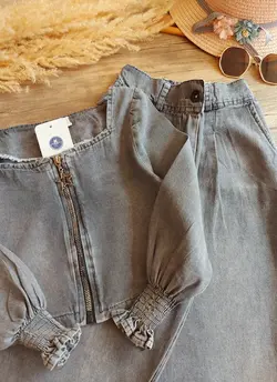 کراپ شلوار جین