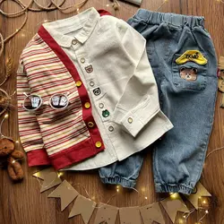 ست سه تیکه راه راه - شیک و پیک