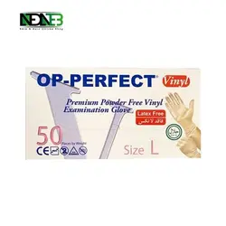 دستکش وینیل اپی پرفکت بسته 50 عددی در سه سایز