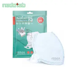 ماسک N95 رسپی نانو c-type بدون سوپاپ-آبی روشن