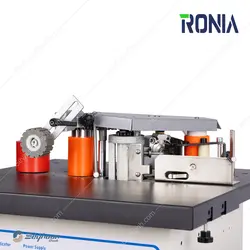 دستگاه لبه چسبان رونیا منحنی صفحه غلطک دار رومیزی مدل ERS12