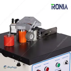 دستگاه لبه چسبان رونیا منحنی صفحه غلطک دار رومیزی مدل ERS12
