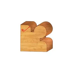 تیغ لبه گرد دو طرفه کد DM402223C