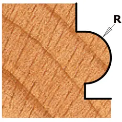 تیغ پروفیل لبه نیم گرد کد DM402544B