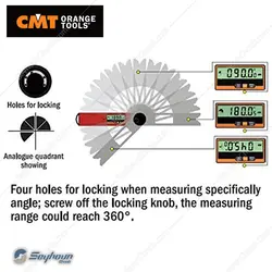 زاویه سنج (گونیا) دیجیتالی تاشو سی ام تی مدل CMT DAF-001