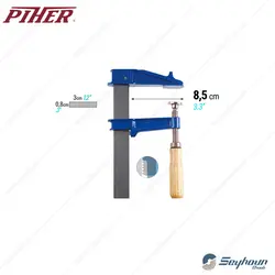 پیچ دستی 20×8.5 سانتی متر پیهر مدل PIHER 41020