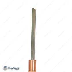 مغار خراطی مربعی دارای سر تیغه تخت (چلچله)