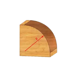 تیغ بانکی لبه گرد با بلبرینگ PVC کد DM621586